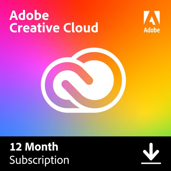 Adobe Creative Cloud All Apps (1-Year Prepaid Subscription) 1 User for 2 Devices Win & Mac, Unlimited Devices for IOS & Android Included 1TB Cloud Storage PIC1 by SOFTWAREHUBS