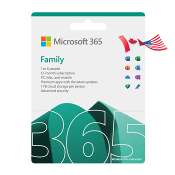 Microsoft Office 365 Famille - Abonnement d'un an, 6 utilisateurs - SoftwareHUBs