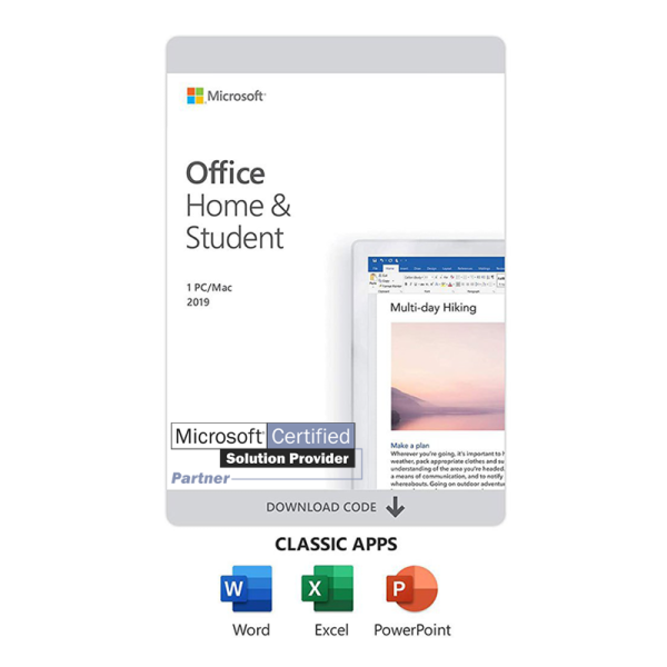 Microsoft Office Home & Student 2019 for Win-Mac Perpetual software license, 1 user - SoftwareHUBs