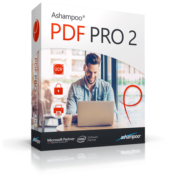 Ashampoo® PDF Pro 2 Lifetime License Card Software HUBs for Windows