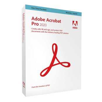 Adobe Acrobat Pro 2020 pour MAC OS Digital Lifetime License ( Non Subscription )