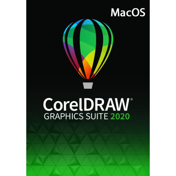 Corel CorelDRAW Graphics Suite 2020 for MAC - 1 User (Perpetual License) by SOFTWAREHUBS