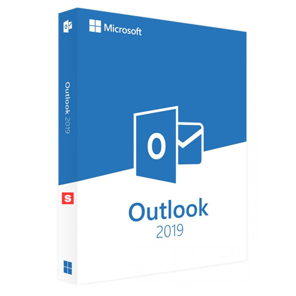 Microsoft Outlook 2019 Retail License for Windows ( 1 PC ) by SOFTWAREHUBS