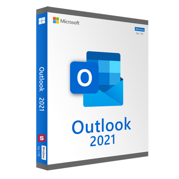 Microsoft Outlook 2021 Retail License for Windows ( 1 PC ) by SOFTWAREHUBS SSG