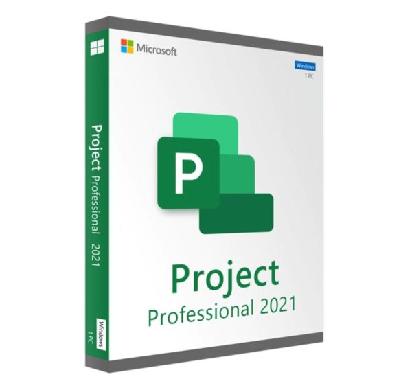 Microsoft Project Professional 2021 License for Windows - 1PC by SOFTWAREHUBS