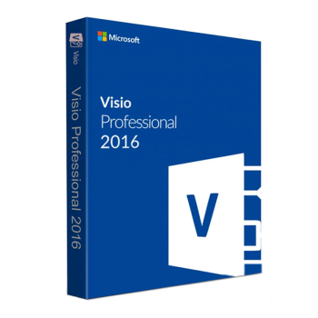 Microsoft Visio Professional 2016 for Windows - Product Key Card - 1 PC SOFTWAREHUBS