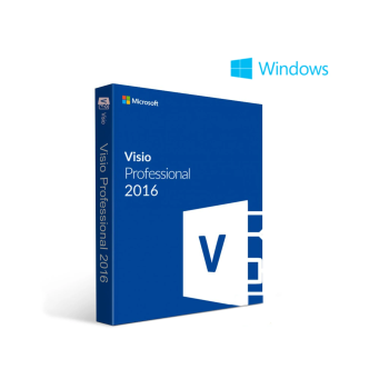 Microsoft Visio Professional 2016 for Windows - Product Key Card - 1 PC by SOFTWAREHUBS
