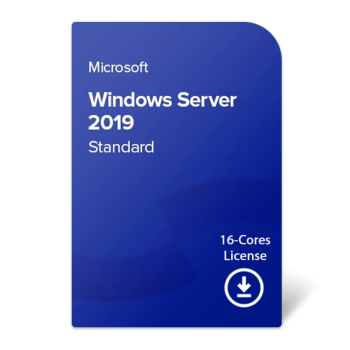 Microsoft Windows Server 2019 Datacenter - Licencia de 16 núcleos Descarga instantánea - Parte MFG 9EM-00652