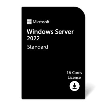 Microsoft Windows Server 2022 Standard - Licencia de 16 núcleos Descarga instantánea - MFG Part P73-08328