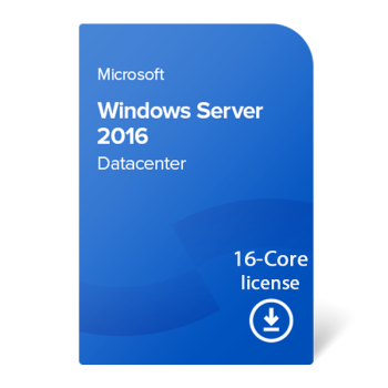 Microsoft Windows Server 2016 Datacenter - 16 Core License, Instant Download - MFG Part P71-08651-DL - Softwarehubs