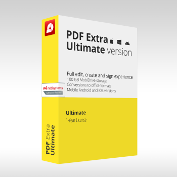 PDF Extra Ultimate for Windows and 2 Mobile Devices - Edit, Protect, Annotate, Fill and Sign PDFs - 1 Year 1 User - SoftwareHUBS Authorized Reseller