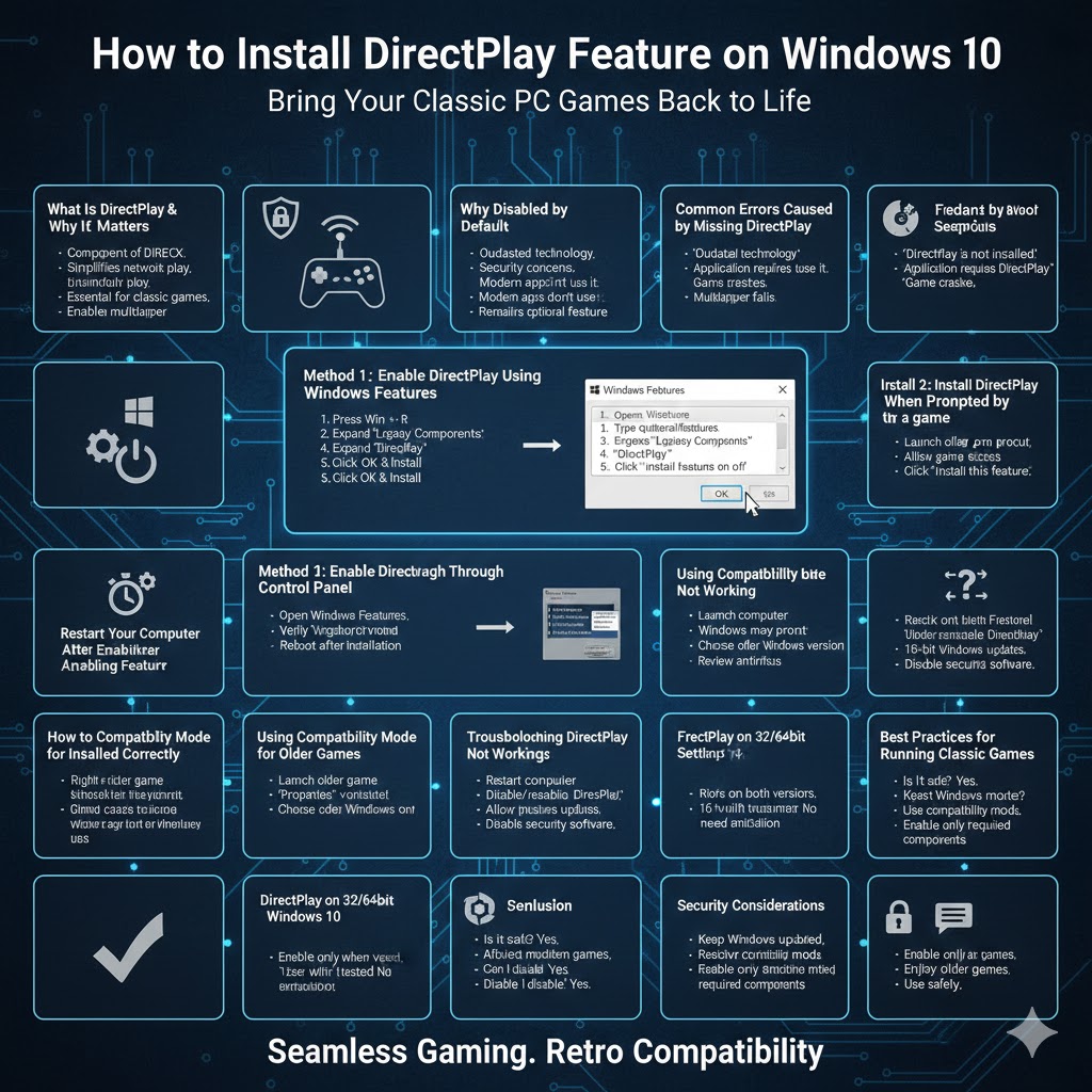 How to Install DirectPlay Feature on Windows 10 5 DirectPlay Feature2