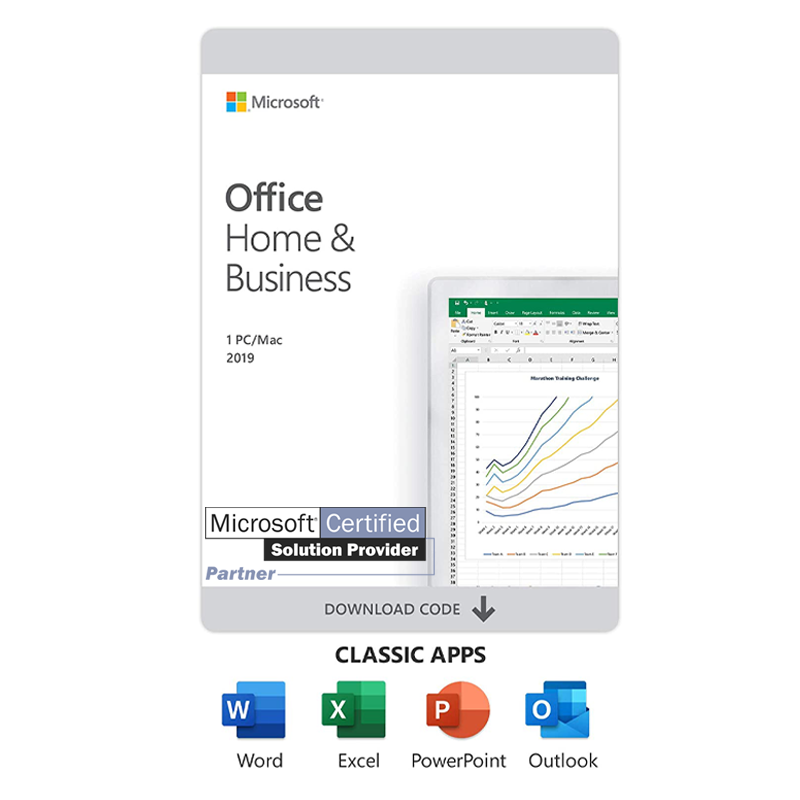 Microsoft Office Home and Business 2019 1 Device Windows 10,11 PC-Mac Key Card - SoftwareHUBs Microsoft Office Home and Business 2019 1 Device Windows 1011 PC Mac Key Card SoftwareHUBs