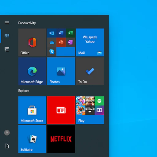How to Display Only Tiles on the Windows 10 Start Menu