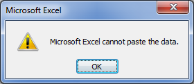 “How to Fix ‘Microsoft Excel Cannot Paste the Data’ Error: Expert Tips and Solutions”- 2024