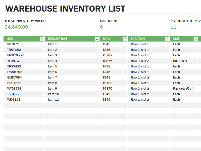 Excel Inventory Management: Techniques, Functions, and More – 2024