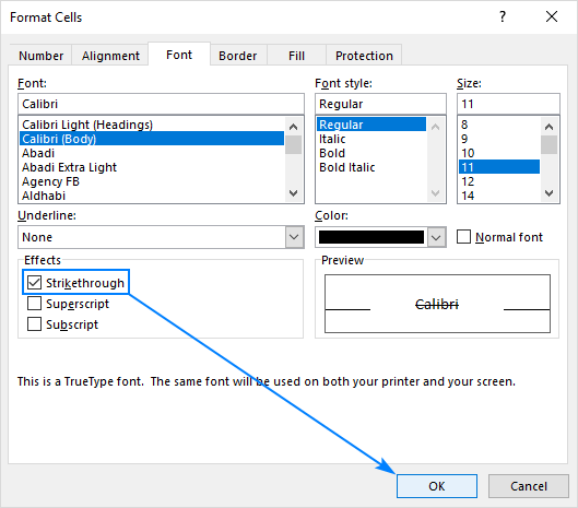 Simple Guide: How to Apply Strikethrough Text in Excel – 2024