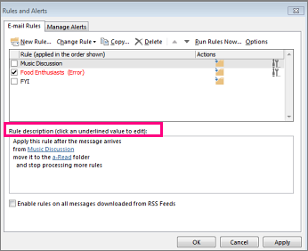 How to Resolve Outlook Rules Not Functioning in Windows 10