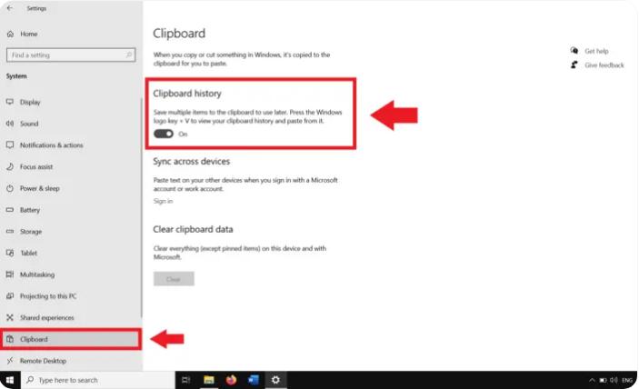 Ways to Delete Clipboard History on Windows 10