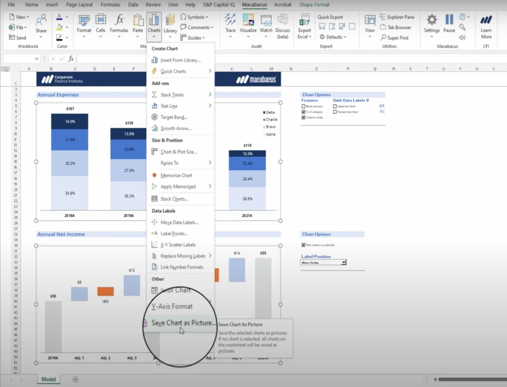 How to Export an Excel Chart as an Image – 2025
