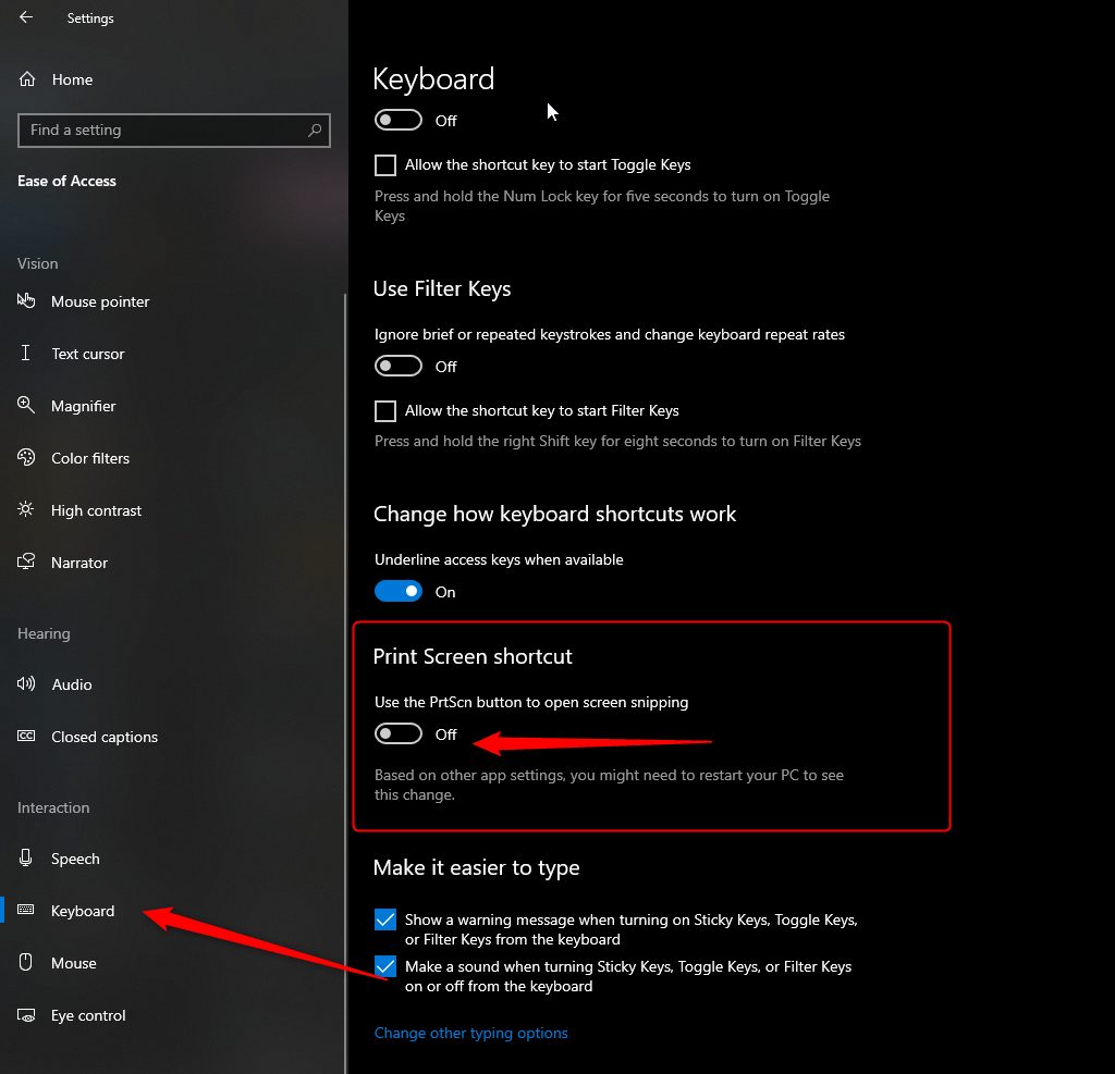 How to Resolve Print Screen Not Working Issue on Windows 10