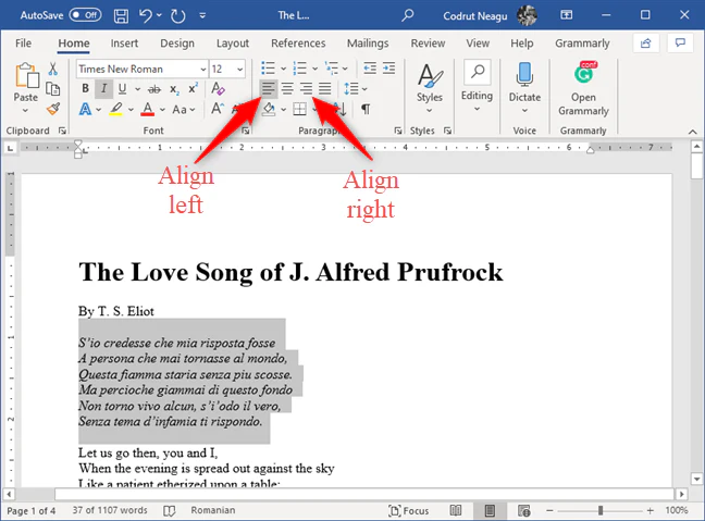 How to Adjust Text Alignment in Word – 2025