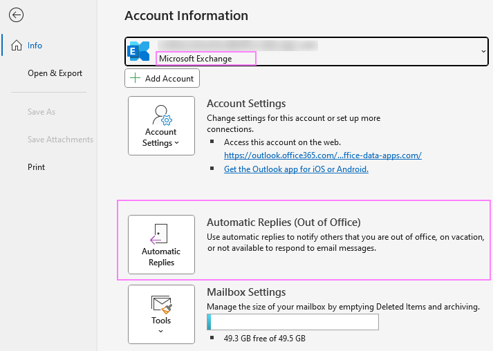 Enable Automatic Responses in Outlook – 2025