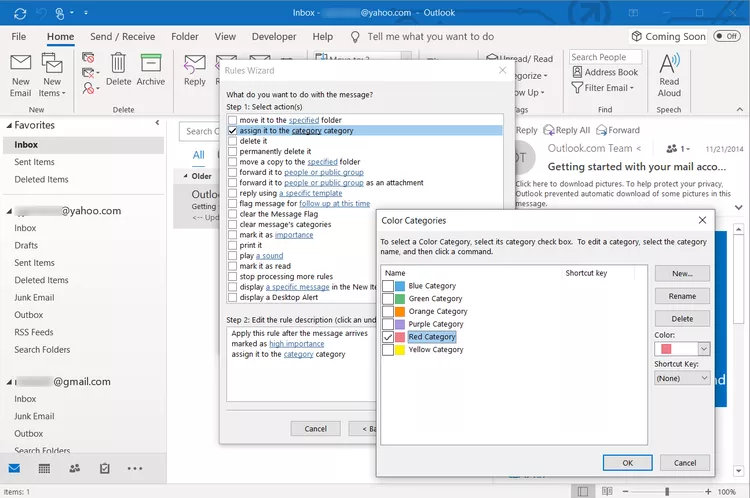 Assign Categories, Flags, Reminders, or Colors in Outlook – 2025
