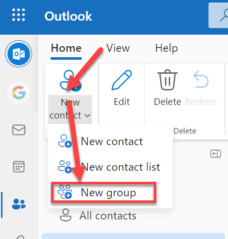 Set Up a Distribution List in Outlook – 2025