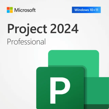 Microsoft Project 2024 Professional License - Download, One-time Purchase, 1 PC, MFR EP2-07000