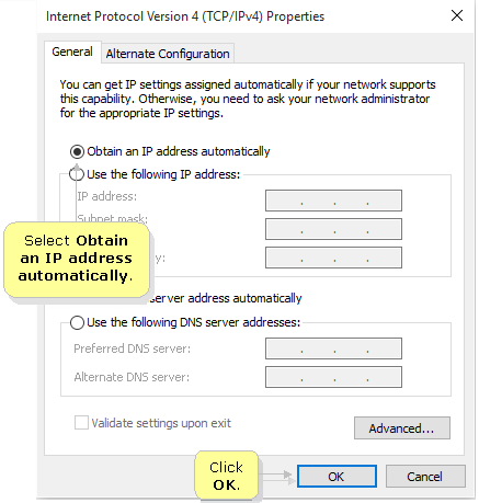 Resolved: No Internet Access on Windows 10