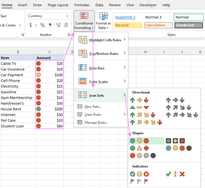 Set Up Multiple Rules for Conditional Formatting in Excel – 2025