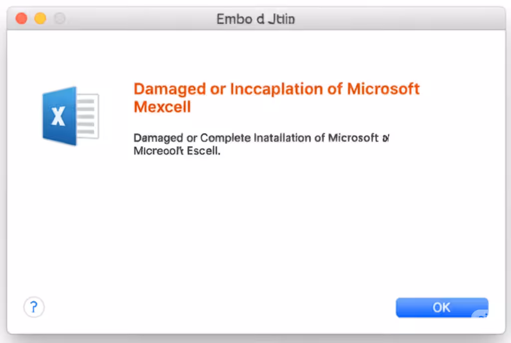 Fixing Damaged or Failed Installation of Excel on macOS – 2025