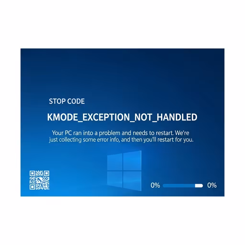 Troubleshooting KMODE EXCEPTION NOT HANDLED BSOD on Windows – 2025