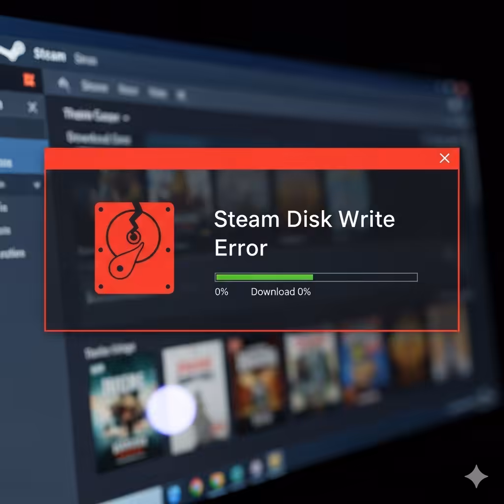 Easy Fixes for Steam Disk Write Error on Your PC