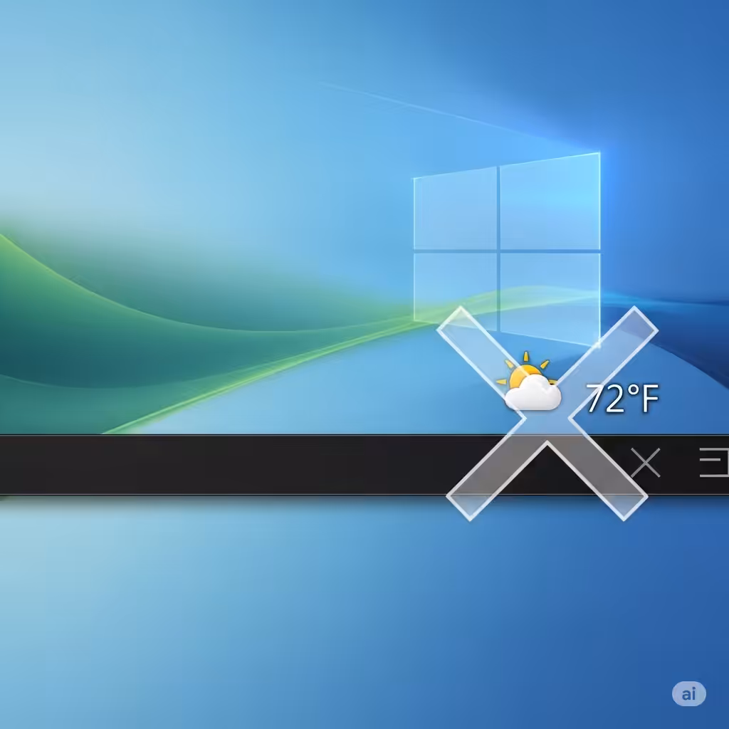 Turn Off Weather and News Display on Windows 10 Taskbar