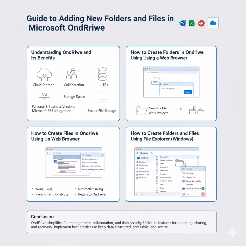 Guide to Adding New Folders and Files in Microsoft OneDrive – 2025