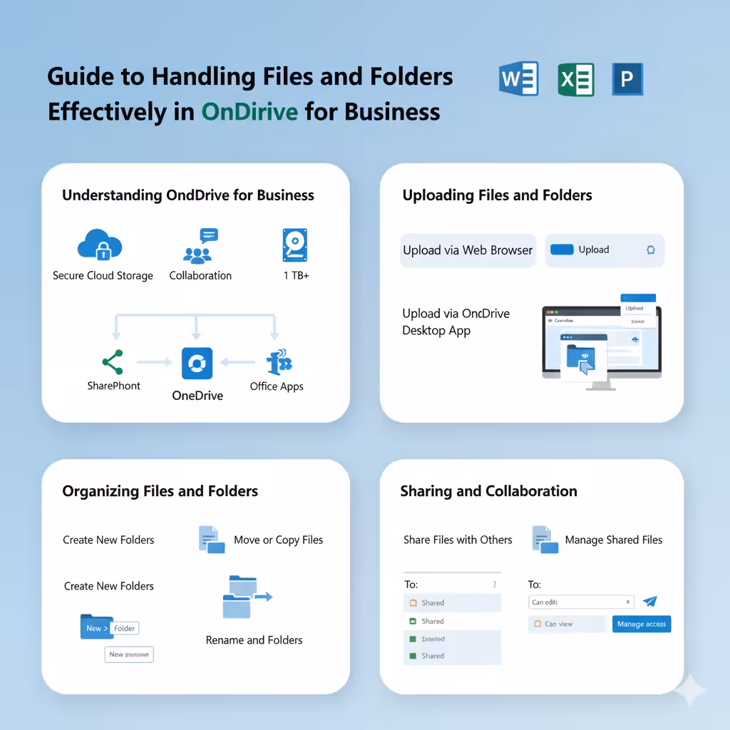 Guide to Handling Files and Folders Effectively in OneDrive for Business – 2025