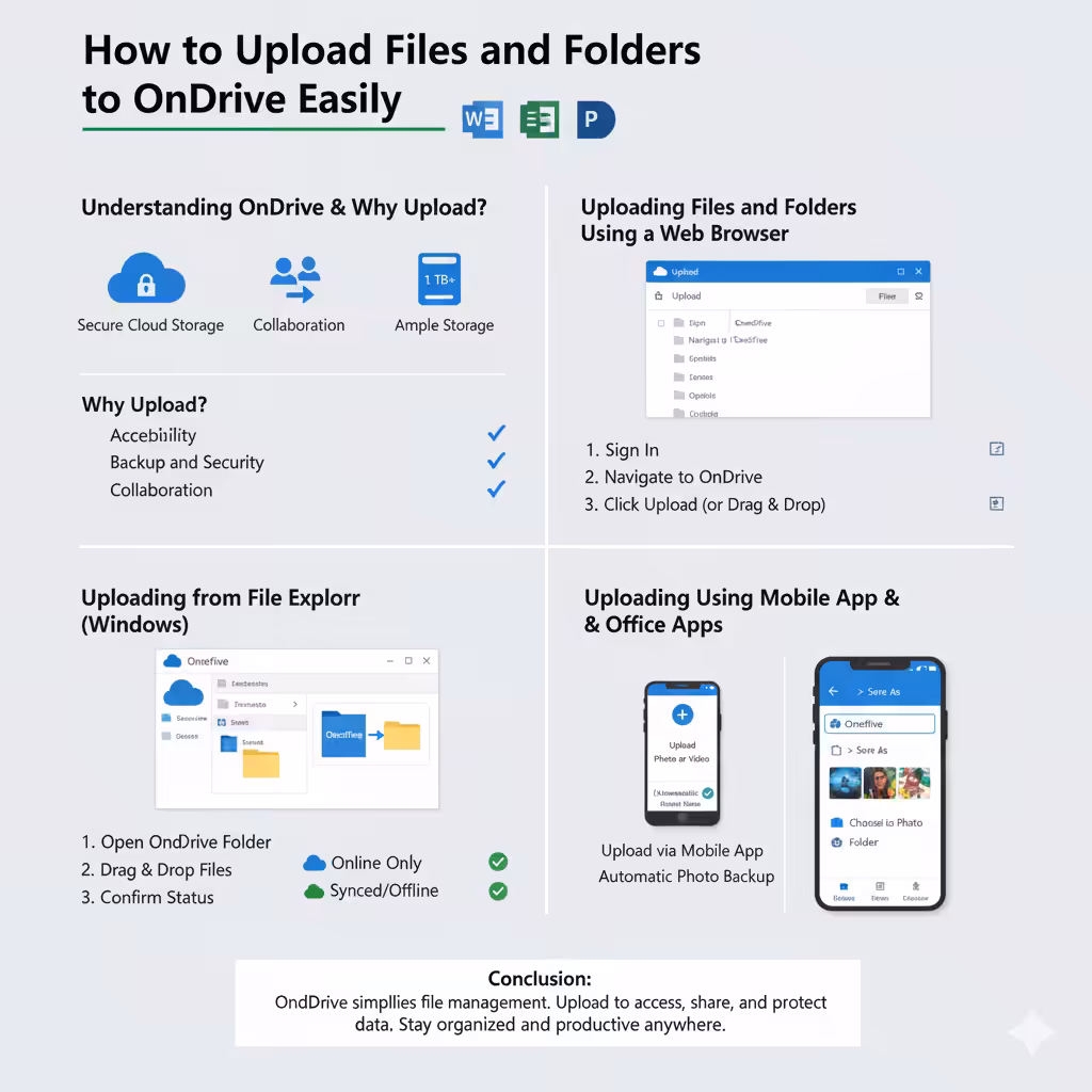 How to Upload Files and Folders to OneDrive Easily – 2025