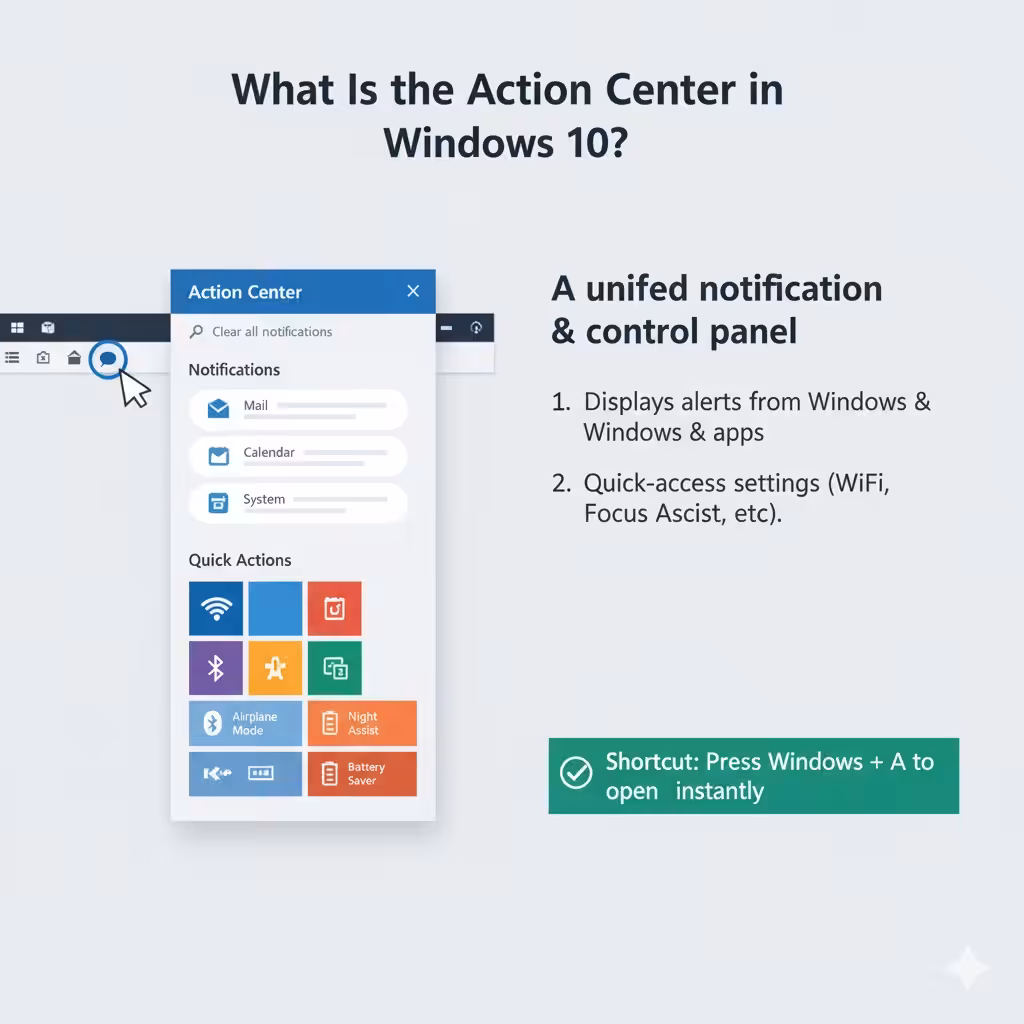 How to Use and Personalize the Windows 10 Action Center