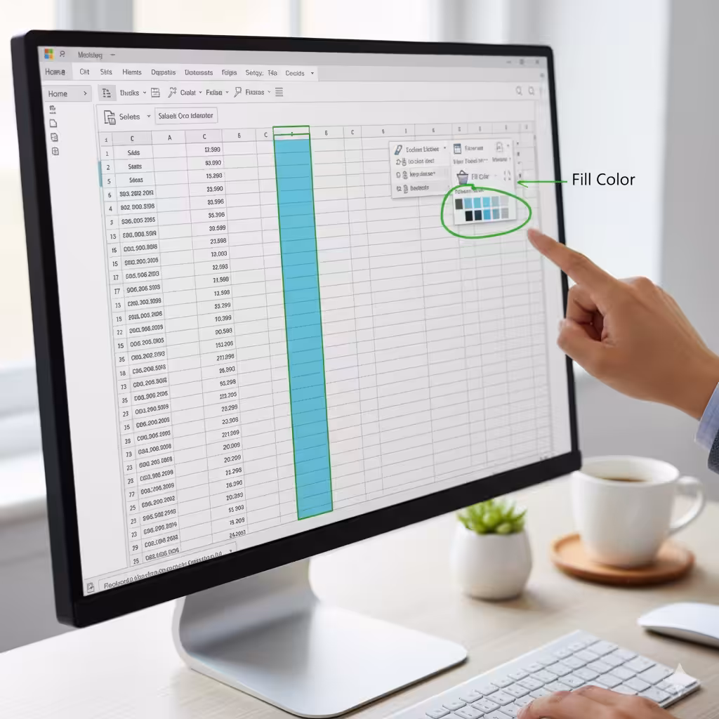 Guide to Coloring Rows and Columns in Excel for Better Data Visibility – 2025