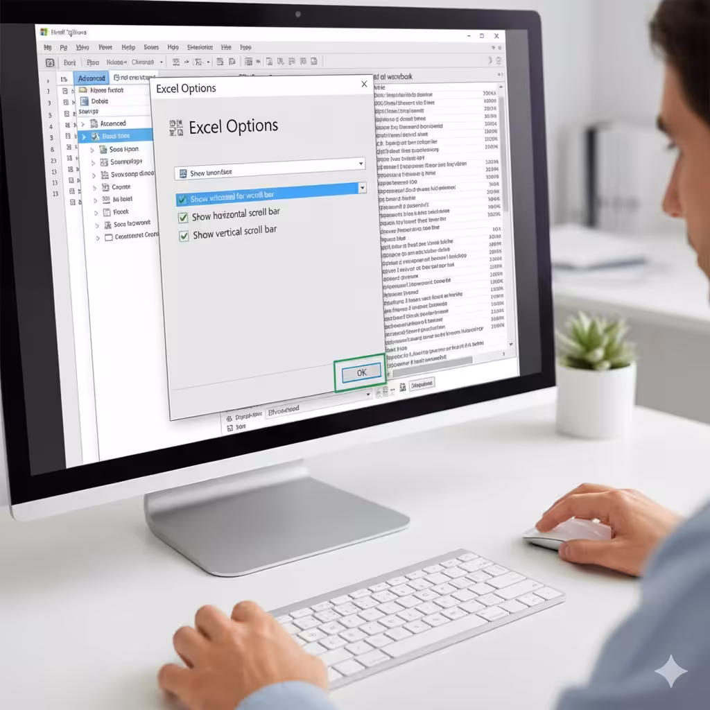 Excel Scroll Bar Not Showing? Step-by-Step Fix and Solutions – 2025