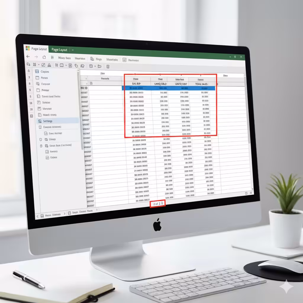 Set Up Excel to Print Sheet Titles on All Pages | Complete Guide – 2025