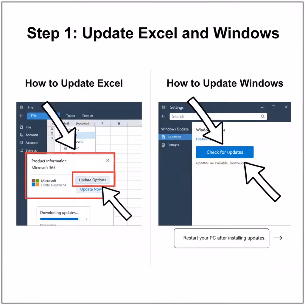 How to Stop Excel from Crashing on Windows: Troubleshooting Guide – 2025