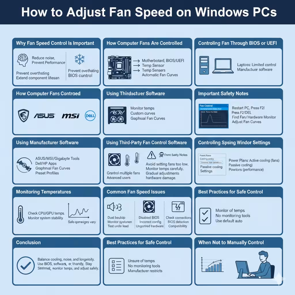 How to Adjust Fan Speed on Windows PCs – 2025