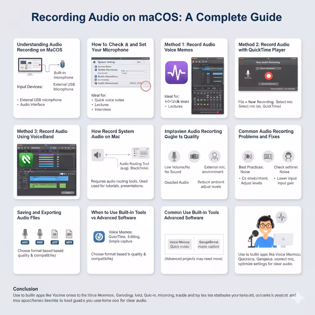 Recording Audio on macOS: A Complete Guide – 2025