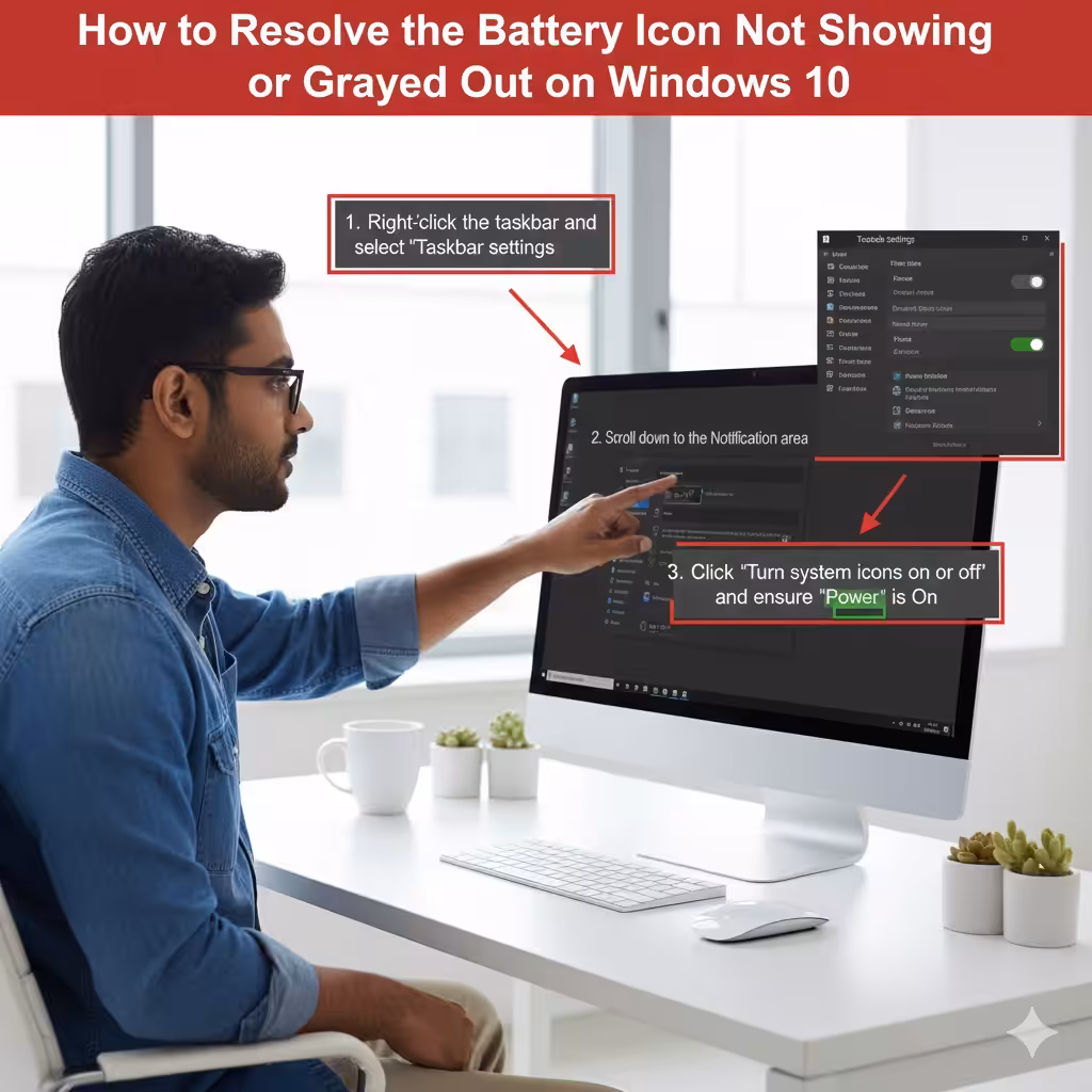 Ways to Resolve the Battery Icon Not Showing or Grayed Out on Windows 10