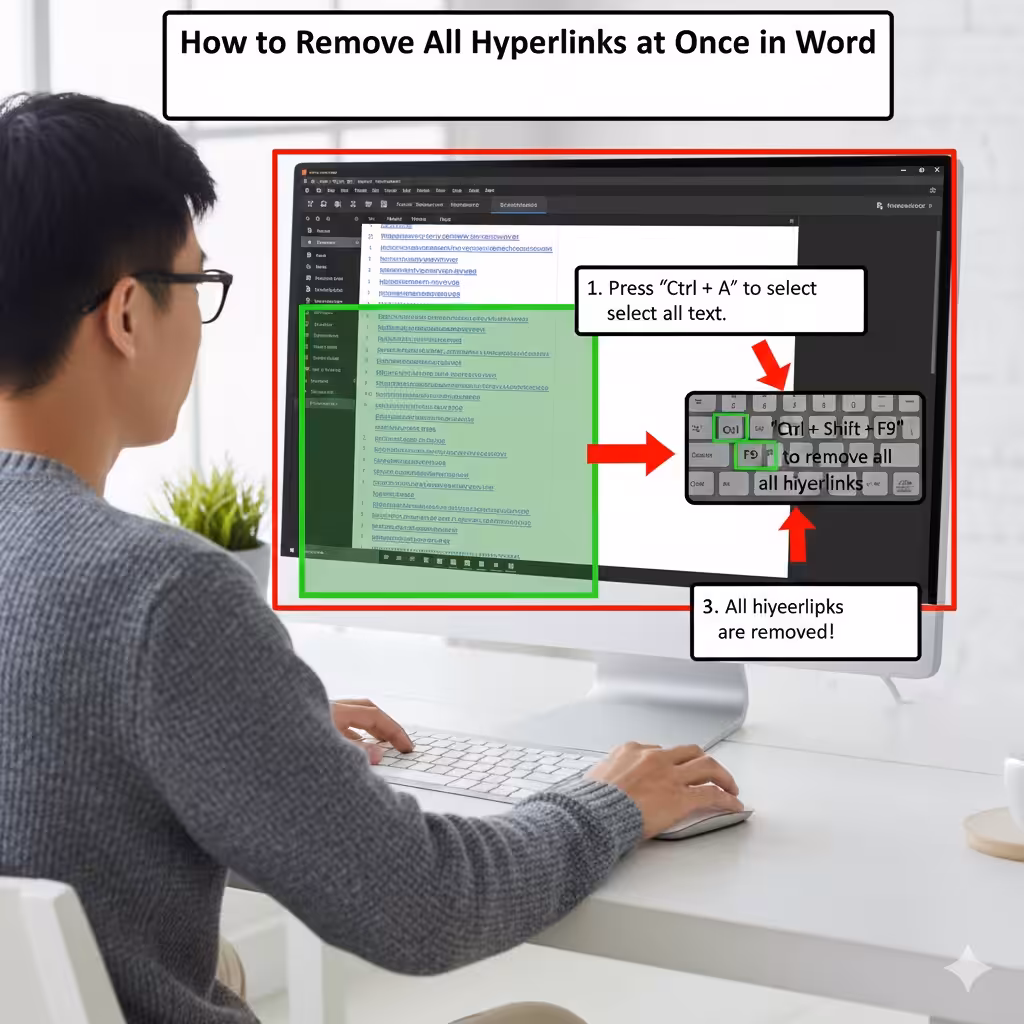 How to Clear Hyperlinks from a Word Document – 2025