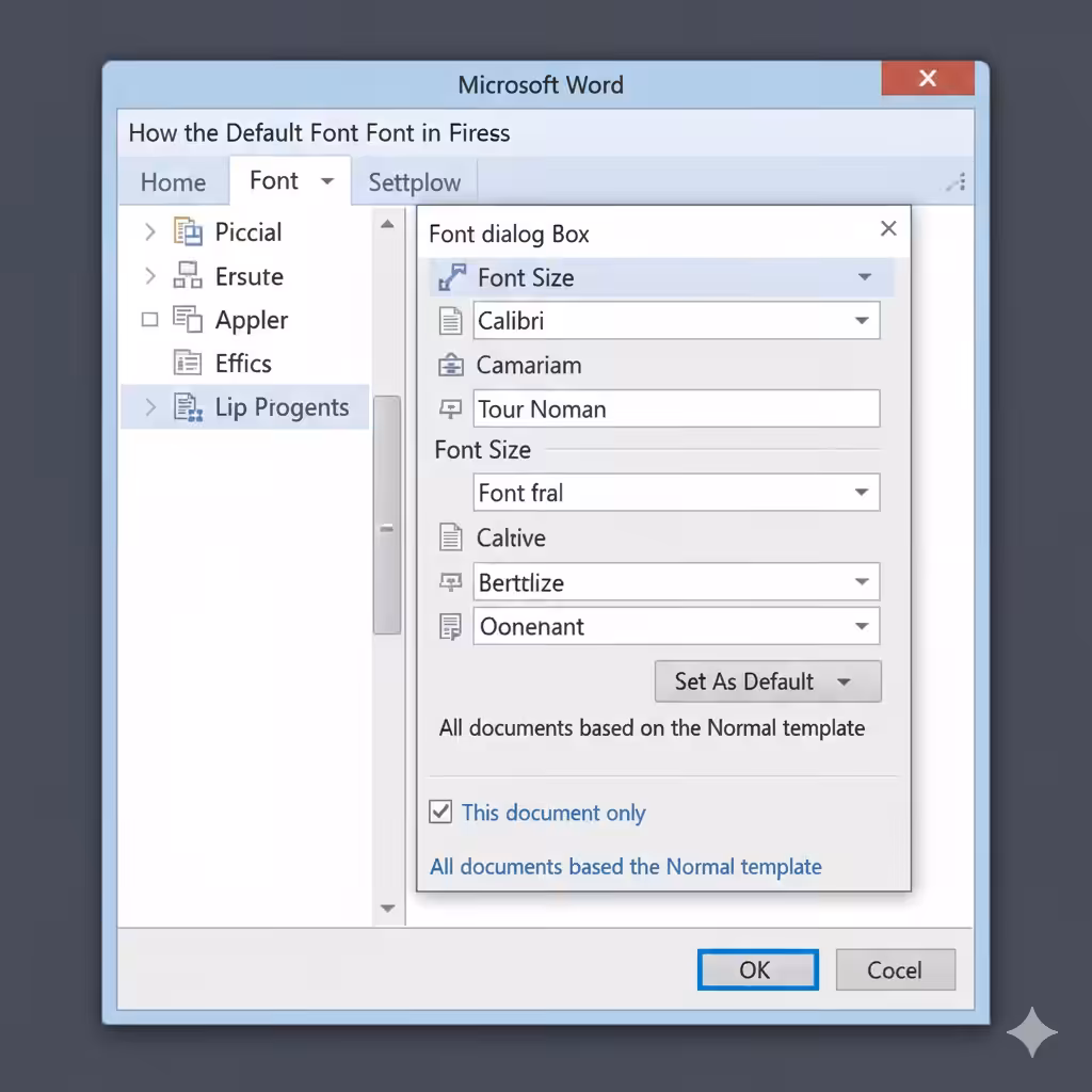How to Modify the Default Document Font in Microsoft Office – 2025