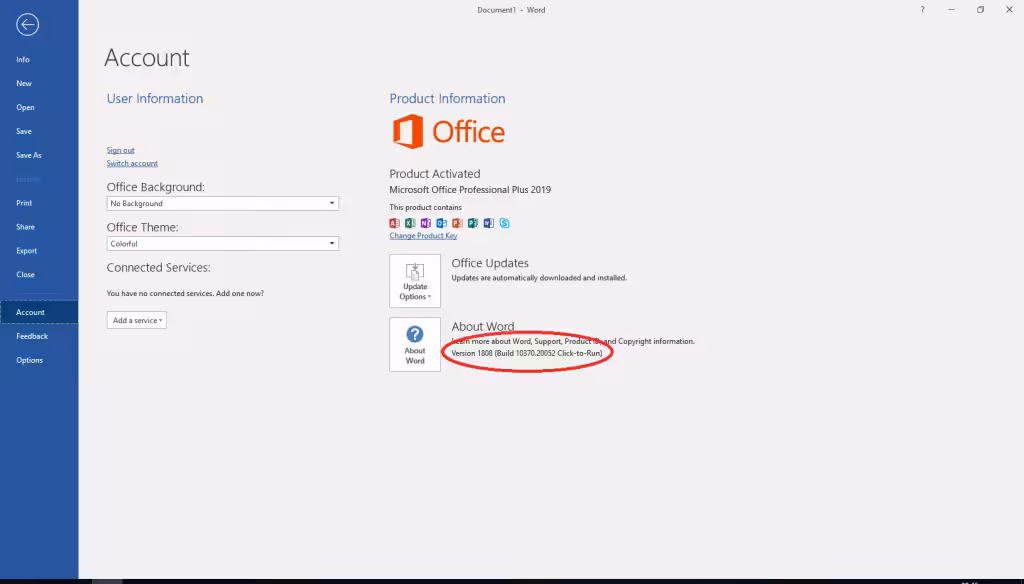 How to Install the Latest Updates for Office 2019